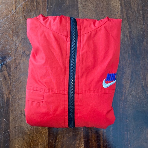 Nike Sz S - M Women Snow Jacket Windbreaker Fleece Inside Pocket Hoodie L@@K - Picture 9 of 9